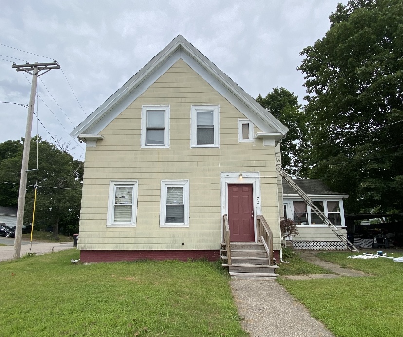 House exterior before painting - Fall River MA